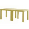 Small picture of Two yellow 'Lack' side tables
