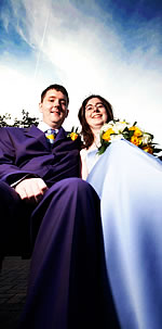 Paul and Edith, from below